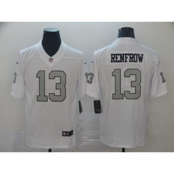 Men's Oakland Raiders #13 Hunter Renfrow White Color Rush Limited Stitched NFL Jersey Men's Oakland Raiders #13 Hunter Renfrow White Color Rush Limited Stitched NFL Jersey