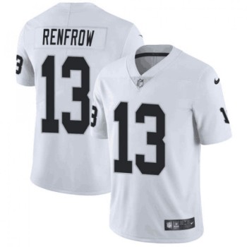 Men's Oakland Raiders #13 Hunter Renfrow White Vapor Untouchable Limited Stitched NFL Jersey Men's Oakland Raiders #13 Hunter Renfrow White Vapor Untouchable Limited Stitched NFL Jersey
