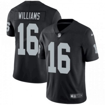 Men's Oakland Raiders #16 Tyrell Williams Black Vapor Untouchable Limited Stitched NFL Jersey Men's Oakland Raiders #16 Tyrell Williams Black Vapor Untouchable Limited Stitched NFL Jersey