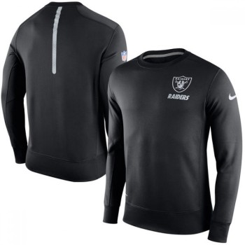 Men's Oakland Raiders 2019 Black Sideline Circuit Performance Sweatshirt Men's Oakland Raiders 2019 Black Sideline Circuit Performance Sweatshirt