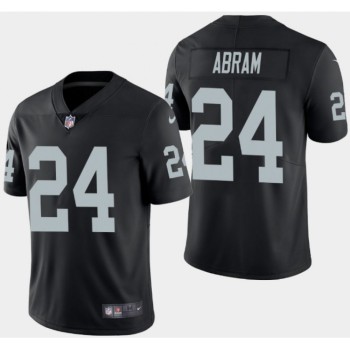 Men's Oakland Raiders #24 Johnathan Abram Black Vapor Untouchable Limited NFL Stitched Jersey Men's Oakland Raiders #24 Johnathan Abram Black Vapor Untouchable Limited NFL Stitched Jersey