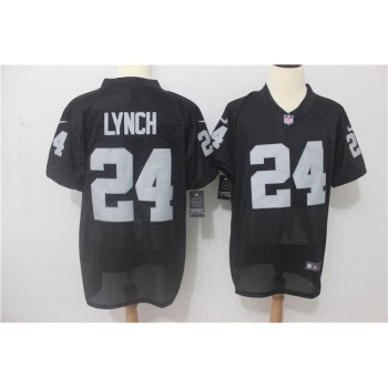 Men's Oakland Raiders #24 Marshawn Lynch Black Vapor Untouchable Elite Stitched NFL Jersey Men's Oakland Raiders #24 Marshawn Lynch Black Vapor Untouchable Elite Stitched NFL Jersey