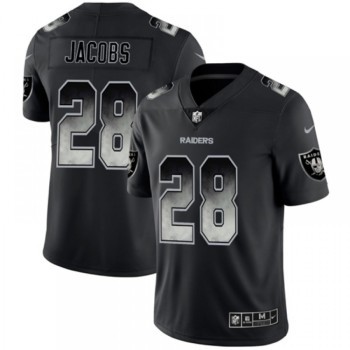 Men's Oakland Raiders #28 Josh Jacobs 2019 Smoke Fashion Limited Stitched NFL Jersey Men's Oakland Raiders #28 Josh Jacobs 2019 Smoke Fashion Limited Stitched NFL Jersey