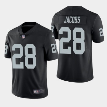 Men's Oakland Raiders #28 Josh Jacobs Black Vapor Untouchable Limited Stitched NFL Jersey Men's Oakland Raiders #28 Josh Jacobs Black Vapor Untouchable Limited Stitched NFL Jersey