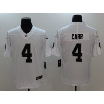 Men's Oakland Raiders #4 Derek Carr White Vapor Untouchable Limited Stitched NFL Jersey Men's Oakland Raiders #4 Derek Carr White Vapor Untouchable Limited Stitched NFL Jersey