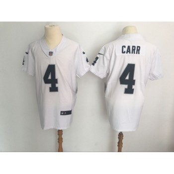 Men's Oakland Raiders #4 Derek Carr White Vapor Untouchable Elite Stitched NFL Jersey Men's Oakland Raiders #4 Derek Carr White Vapor Untouchable Elite Stitched NFL Jersey