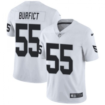 Men's Oakland Raiders #55 Vontaze Burfict White Vapor Untouchable Limited Stitched NFL Jersey Men's Oakland Raiders #55 Vontaze Burfict White Vapor Untouchable Limited Stitched NFL Jersey