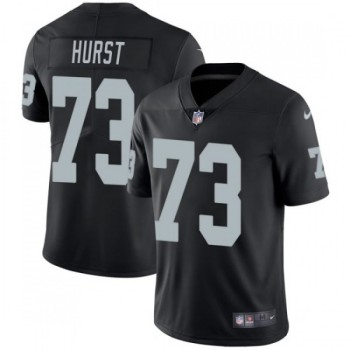 Men's Oakland Raiders #73 Maurice Hurst Black Vapor Untouchable Limited NFL Stitched Jersey Men's Oakland Raiders #73 Maurice Hurst Black Vapor Untouchable Limited NFL Stitched Jersey