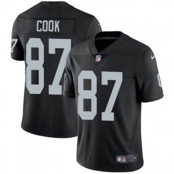 Men's Oakland Raiders #87 Jared Cook Black Vapor Untouchable Limited NFL Stitched Jersey Men's Oakland Raiders #87 Jared Cook Black Vapor Untouchable Limited NFL Stitched Jersey