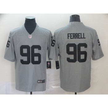 Men's Oakland Raiders #96 Clelin Ferrell 2019 Gary Inverted Legend Stitched NFL Jersey Men's Oakland Raiders #96 Clelin Ferrell 2019 Gary Inverted Legend Stitched NFL Jersey