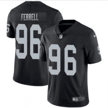 Men's Oakland Raiders #96 Clelin Ferrell Black Vapor Untouchable Limited Stitched NFL Jersey Men's Oakland Raiders #96 Clelin Ferrell Black Vapor Untouchable Limited Stitched NFL Jersey