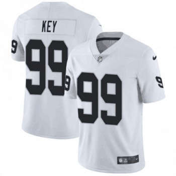 Men's Oakland Raiders #99 Arden Key White Vapor Untouchable Limited Stitched NFL Jersey Men's Oakland Raiders #99 Arden Key White Vapor Untouchable Limited Stitched NFL Jersey