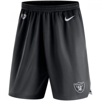 Men's Oakland Raiders Black Knit Performance Shorts Men's Oakland Raiders Black Knit Performance Shorts