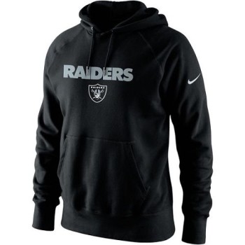 Men's Oakland Raiders Black Lockup Pullover Hoodie Men's Oakland Raiders Black Lockup Pullover Hoodie