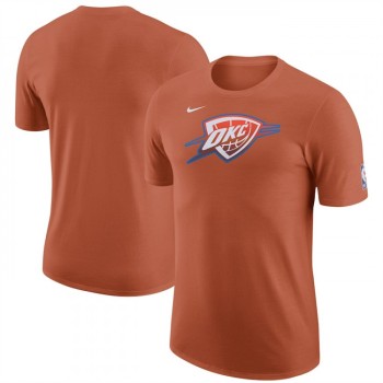 Men's Oklahoma City Thunder Orange 2022/23 City Edition Essential Warmup T-Shirt Men's Oklahoma City Thunder Orange 2022/23 City Edition Essential Warmup T-Shirt