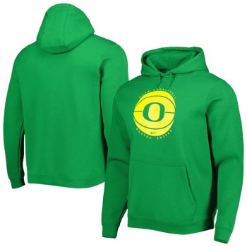 Men's Oregon Ducks Green Basketball Pullover Hoodie Men's Oregon Ducks Green Basketball Pullover Hoodie