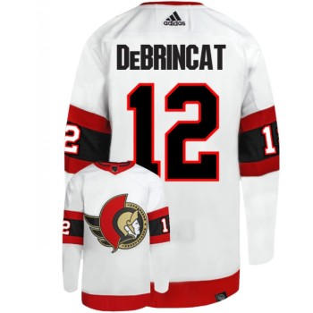 Men's Ottawa Senators #12 Alex DeBrincat White Stitched Home Jersey Men's Ottawa Senators #12 Alex DeBrincat White Stitched Home Jersey