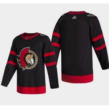 Men's Ottawa Senators Blank 2021 Black Stitched Home Jersey