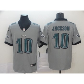 Men's Philadelphia Eagles #10 DeSean Jackson Silver Inverted Legend Stitched NFL Jersey Men's Philadelphia Eagles #10 DeSean Jackson Silver Inverted Legend Stitched NFL Jersey