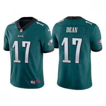Men's Philadelphia Eagles #17 Nakobe Dean Green Vapor Untouchable Limited Stitched Jersey Men's Philadelphia Eagles #17 Nakobe Dean Green Vapor Untouchable Limited Stitched Jersey