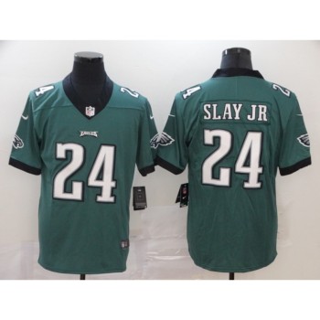 Men's Philadelphia Eagles #24 Darius Slay JR Green Vapor Untouchable Limited Stitched NFL Jersey Men's Philadelphia Eagles #24 Darius Slay JR Green Vapor Untouchable Limited Stitched NFL Jersey