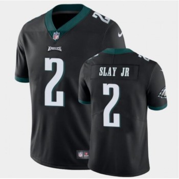 Men's Philadelphia Eagles #2 Darius Slay JR Black Vapor Untouchable Limited Stitched Jersey Men's Philadelphia Eagles #2 Darius Slay JR Black Vapor Untouchable Limited Stitched Jersey