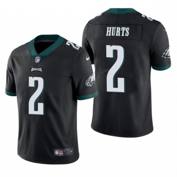 Men's Philadelphia Eagles #2 Jalen Hurts Black Vapor Untouchable Limited Stitched Jersey Men's Philadelphia Eagles #2 Jalen Hurts Black Vapor Untouchable Limited Stitched Jersey