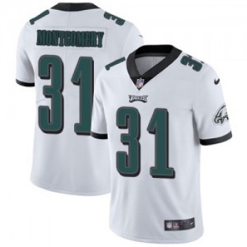 Men's Philadelphia Eagles #31 Wilbert Montgomery White Vapor Untouchable Limited Stitched Jersey Men's Philadelphia Eagles #31 Wilbert Montgomery White Vapor Untouchable Limited Stitched Jersey