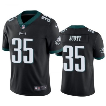 Men's Philadelphia Eagles #35 Boston Scott Black Vapor Untouchable Limited Stitched Football Jersey Men's Philadelphia Eagles #35 Boston Scott Black Vapor Untouchable Limited Stitched Football Jersey