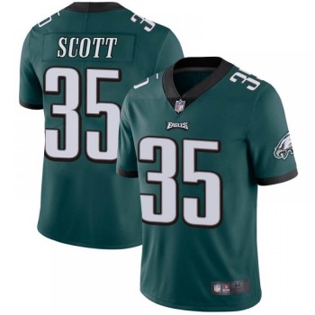 Men's Philadelphia Eagles #35 Boston Scott Green Vapor Untouchable Limited Stitched Jersey Men's Philadelphia Eagles #35 Boston Scott Green Vapor Untouchable Limited Stitched Jersey