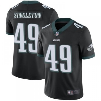 Men's Philadelphia Eagles #49 Alex Singleton Black Vapor Untouchable Limited Stitched Jersey Men's Philadelphia Eagles #49 Alex Singleton Black Vapor Untouchable Limited Stitched Jersey