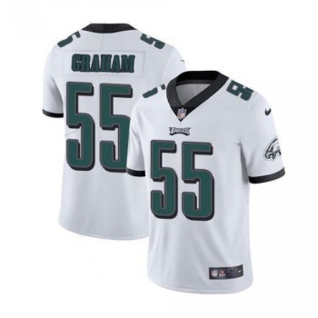 Men's Philadelphia Eagles #55 Brandon Graham White Vapor Untouchable Limited Stitched Football Jersey Men's Philadelphia Eagles #55 Brandon Graham White Vapor Untouchable Limited Stitched Football Jersey