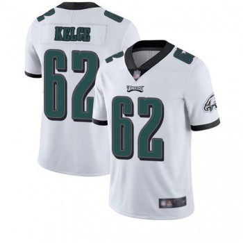 Men's Philadelphia Eagles #62 Jason Kelce White Vapor Untouchable Limited Stitched NFL Jersey Men's Philadelphia Eagles #62 Jason Kelce White Vapor Untouchable Limited Stitched NFL Jersey