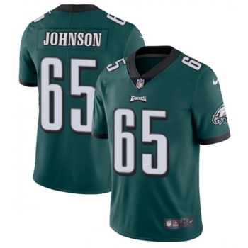 Men's Philadelphia Eagles #65 Lane Johnson Green Vapor Untouchable Limited Stitched Jersey Men's Philadelphia Eagles #65 Lane Johnson Green Vapor Untouchable Limited Stitched Jersey
