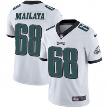 Men's Philadelphia Eagles #68 Jordan Mailata White Vapor Untouchable Limited Stitched Jersey Men's Philadelphia Eagles #68 Jordan Mailata White Vapor Untouchable Limited Stitched Jersey