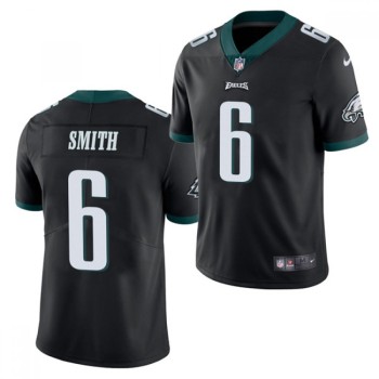Men's Philadelphia Eagles #6 DeVonta Smith 2021 NFL Draft Black Vapor Untouchable Limited Stitched Jersey Men's Philadelphia Eagles #6 DeVonta Smith 2021 NFL Draft Black Vapor Untouchable Limited Stitched Jersey