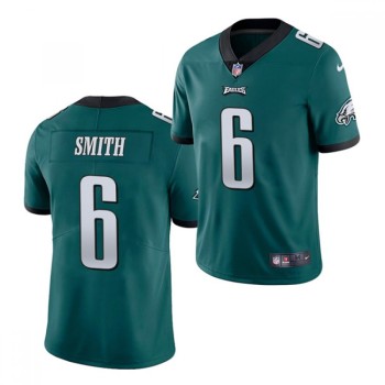 Men's Philadelphia Eagles #6 DeVonta Smith 2021 NFL Draft Green Vapor Untouchable Limited Stitched Jersey Men's Philadelphia Eagles #6 DeVonta Smith 2021 NFL Draft Green Vapor Untouchable Limited Stitched Jersey