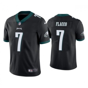 Men's Philadelphia Eagles #7 Joe Flacco Black Vapor Untouchable Limited Stitched Jersey Men's Philadelphia Eagles #7 Joe Flacco Black Vapor Untouchable Limited Stitched Jersey