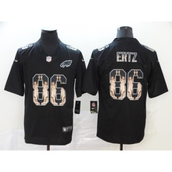 Men's Philadelphia Eagles #86 Zach Ertz 2019 Black Statue of Liberty Limited Stitched NFL Jersey Men's Philadelphia Eagles #86 Zach Ertz 2019 Black Statue of Liberty Limited Stitched NFL Jersey