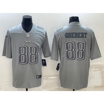 Men's Philadelphia Eagles #88 Dallas Goedert Gray Atmosphere Fashion Stitched Jersey Men's Philadelphia Eagles #88 Dallas Goedert Gray Atmosphere Fashion Stitched Jersey