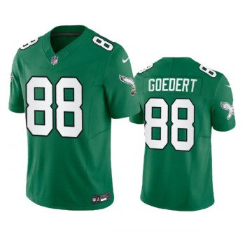Men's Philadelphia Eagles #88 Dallas Goedert Green 2023 F.U.S.E. Vapor Untouchable Stitched Football Jersey Men's Philadelphia Eagles #88 Dallas Goedert Green 2023 F.U.S.E. Vapor Untouchable Stitched Football Jersey