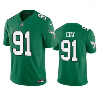 Men's Philadelphia Eagles #91 Fletcher Cox Green 2023 F.U.S.E. Vapor Untouchable Stitched Football Jersey Men's Philadelphia Eagles #91 Fletcher Cox Green 2023 F.U.S.E. Vapor Untouchable Stitched Football Jersey