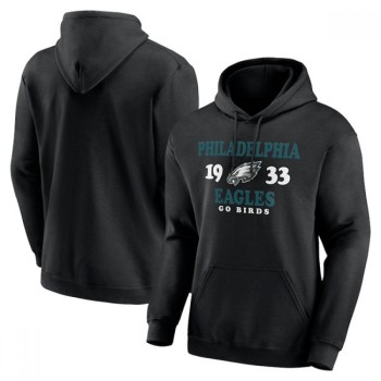 Men's Philadelphia Eagles Black Fierce Competitor Pullover Hoodie Men's Philadelphia Eagles Black Fierce Competitor Pullover Hoodie