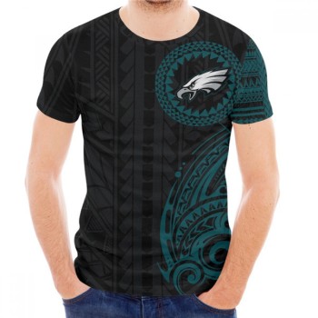 Men's Philadelphia Eagles Black/Green T-Shirt Men's Philadelphia Eagles Black/Green T-Shirt