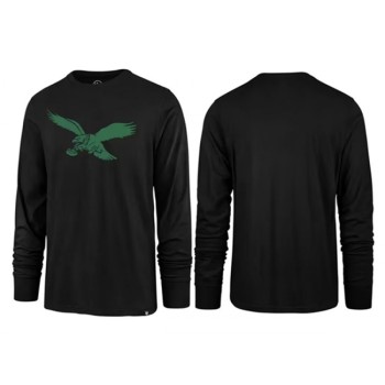 Men's Philadelphia Eagles Black Long Sleeve T-Shirt Men's Philadelphia Eagles Black Long Sleeve T-Shirt