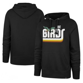 Men's Philadelphia Eagles Black Pullover Hoodie Men's Philadelphia Eagles Black Pullover Hoodie