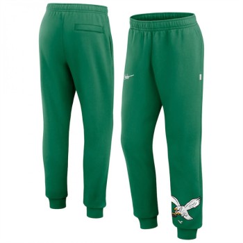 Men's Philadelphia Eagles Green Chop Block Fleece Sweatpants Men's Philadelphia Eagles Green Chop Block Fleece Sweatpants
