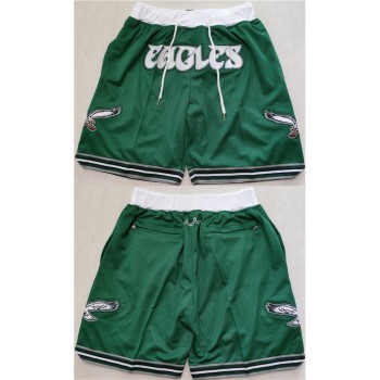 Men's Philadelphia Eagles Green Shorts (Run Small) Men's Philadelphia Eagles Green Shorts (Run Small)