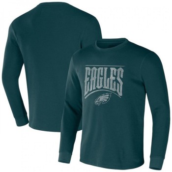 Men's Philadelphia Eagles X Darius Rucker Collection Green Long Sleeve Thermal T-Shirt Men's Philadelphia Eagles X Darius Rucker Collection Green Long Sleeve Thermal T-Shirt