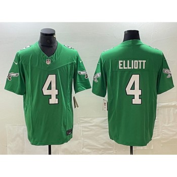 Men's Philadelphia Eagles #4 Jake Elliott Green 2023 F.U.S.E. Vapor Untouchable Limited Stitched Football Jersey Men's Philadelphia Eagles #4 Jake Elliott Green 2023 F.U.S.E. Vapor Untouchable Limited Stitched Football Jersey